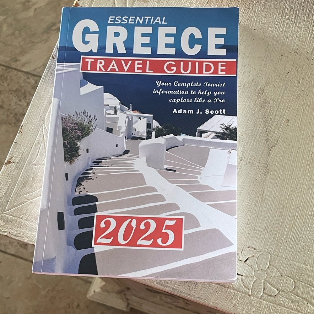 Essential Greece Travel Guide Book NEW 2025